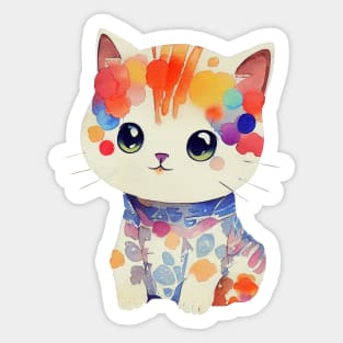 Cute Kitten Sticker